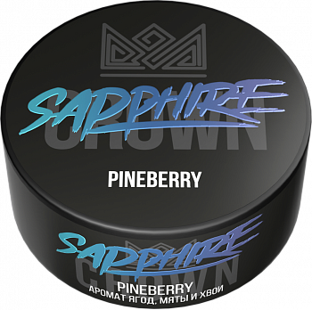 Табак Sapphire Crown, 25гр "Pineberry / Ягоды, мята и хвоя"