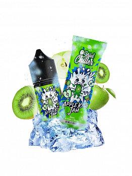 Жидкость для ЭСДН Serial Chiller SALT "Apple Kiwi Jam / Джем из Киви и Яблок" 10мл 15мг.
